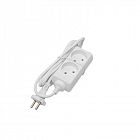 Удлинитель 2х3м без заземл. 10А IP20 S 2х3 2.2кВт ПВС2х0.75 Volsten 9297