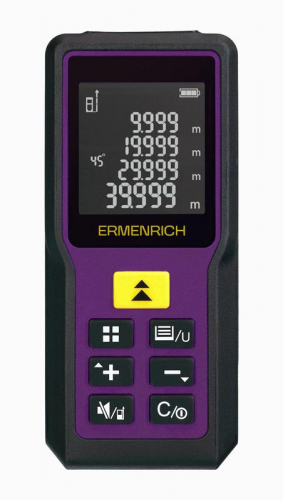 Рулетка лазерная Reel PRO GM60 фиолет. Ermenrich 84645 фото 3