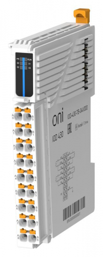 Модуль аналогового ввода IOD 430 4 сигнала напряжения ONI IOD-430-TB-04V000 фото 4