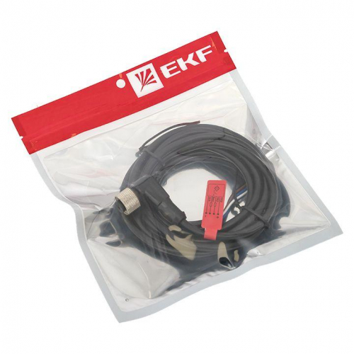 Кабель-разъем М12 4-PIN угловой EKF PLG-12L-4-2 фото 5