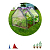 Чехол для теплиц GA-House-medium cover 1800х900х900мм на молнии GREEN APPLE Б0069499