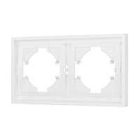 Рамка 2-м FRM-TENDO-SFPL-2-WH пластик. бел. Arlight 054649
