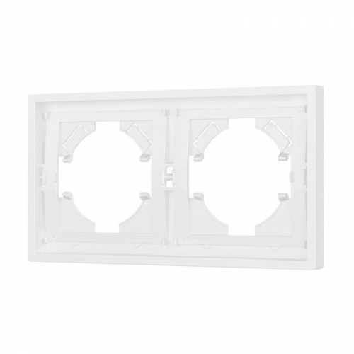 Рамка 2-м FRM-TENDO-SFPL-2-WH пластик. бел. Arlight 054649