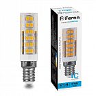 Лампа светодиодная LB-433 7Вт JCD 6400К E14 230В FERON 25986