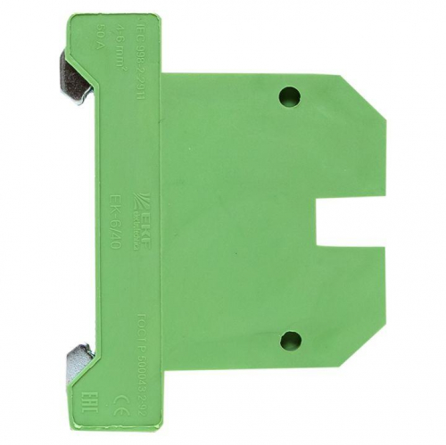Колодка клеммная ЕК-6/40 JXB земля EKF plc-ek-6/40 фото 7