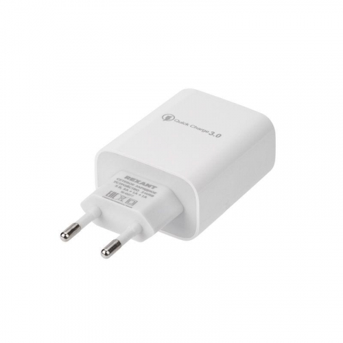 Устройство зарядное сетевое для iPhone/iPad 3 x USB 5В 3А + 1А + 1А бел. Rexant 16-0277 фото 5