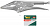 Зажим ручной с фиксатором тип CD 225мм FIT 52732