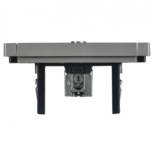 Розетка TV оконечная FORTE&PIANO FP528 сталь IEK FP-A10-O-K46 фото 5