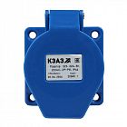 Розетка фланцевая 323 32А 220AC 2P+PE 6ч IP44 КЭАЗ 229456