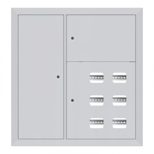 Щит этажный 6кв. слаботочка слева (1000х950х160) Basic EKF mb28-v-6z