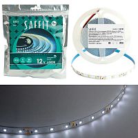 Лента светодиодная SST01 60SMD(2835)/м 6Вт/м 12В 5000х8х1.22мм 6500К IP20 (уп.5м) SAFFIT 55239