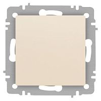 Выключатель 1-кл. СП Accent 6-101-02 10А IP20 250В AL/CU сл. кость Intro Б0063477