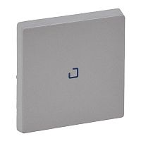 Панель лицевая Valena Life для 1-кл. выкл. с подсветкой/индикацией алюм. Leg 755102
