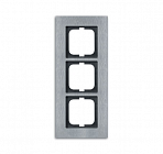 Рамка 3-м Carat сталь ABB 2CKA001754A4256