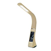 Светильник светодиодный TLD-542 Cream/300лм/5000К/Dimmer настол. часы календ. терм. крем. 5Вт Uniel UL-00003303