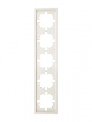 Рамка 5-м ZIMA горизонт. сл. кость LEZARD 704-9000-150