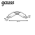 Коннектор Track однофазный для трековых шинопроводов гибкий (I) черн. GAUSS TR117