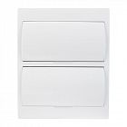 Бокс ЩРН-П-24 IP41 пластик. бел. (бел. дверца) Rexant 11-0325