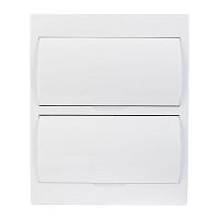 Бокс ЩРН-П-24 IP41 пластик. бел. (бел. дверца) Rexant 11-0325