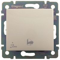 Механизм кнопки звонка СП Valena IP44 символ звонок сл. кость Leg 774199