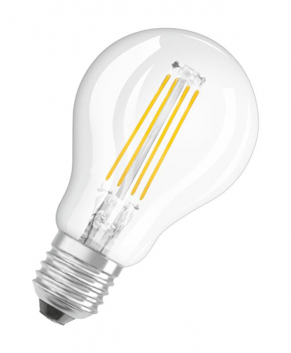 Лампа светодиодная филаментная LED STAR CLASSIC P 60 5W/827 5Вт шар 2700К тепл. бел. E27 600лм 220-240В прозр. стекл. OSRAM 4058075212510