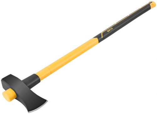 Топор-колун кованый 900мм 2700г фибергласовая длинная ручка FIT 46178 фото 2