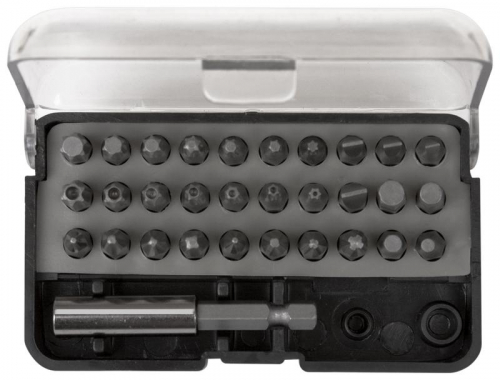 Набор бит 31шт (30шт CrV бит + адаптер с защелкой) FIT 57854