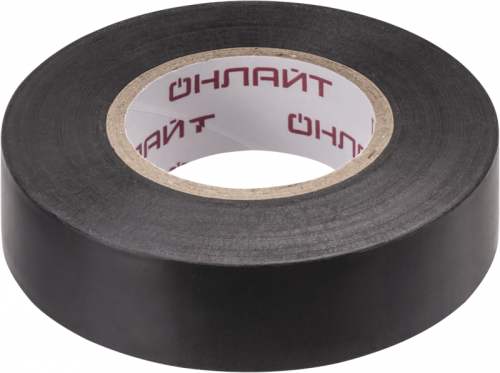 Изолента ПВХ 19мм (рул.20м) 71 690 OIT-B19-20/BL черн. ОНЛАЙТ 71690 фото 2