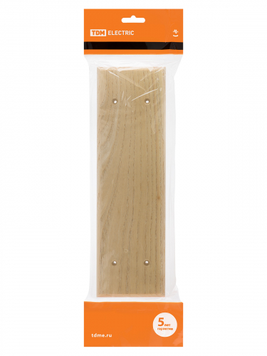 Накладка на бревно деревянная универсальная НБУ 1Пх4 240 мм, сосна TDM фото 3