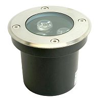 Светильник SP4111 3Вт 6400К IP67 100хH80мм 3LED внутр. d70мм тротуарный FERON 32013