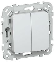 Выключатель 2-кл. СП FLITE ВС12-1-0-ФлЖ 10А механизм жемчуж. IEK FI-V20-0-10-1-K36