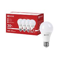 Лампа светодиодная LED-A65-VC 4PACK 30Вт 4000К E27 2850лм 230В (уп.4шт) IN HOME 4690612066882