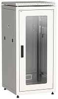 Шкаф сетевой 19дюйм LINEA N 24U 600х800мм стекл. передн. дверь (3 коробки) сер. ITK LN35-24U68-G