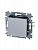 Переключатель 1-кл. СП Levit IP20 серебр./дым. черн. ABB 2CHH590645A6070