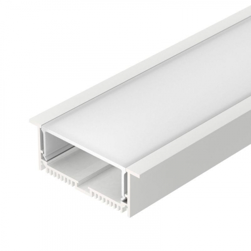 Профиль SL-LINIA88-F-2500 WHITE+OPAL L2500 с экраном алюм. Arlight 021373