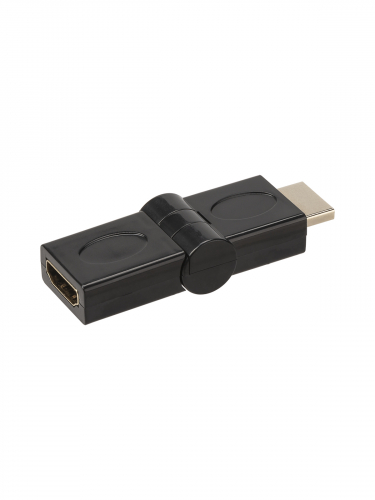 Переходник "АВП 5" штекер HDMI - гнездо HDMI поворотный на 180 градусов, позолоченные контакты, TDM фото 3