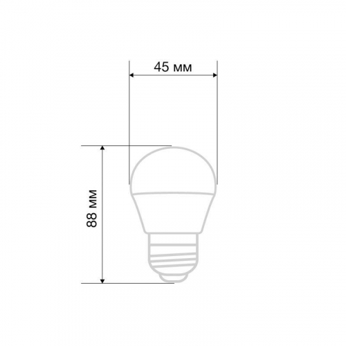 Лампа светодиодная 11.5Вт Шарик (GL) 2700К тепл. бел. E27 1093лм Rexant 604-043 фото 3