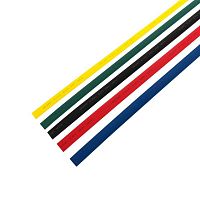 Набор трубок термоусадочных ТУТ нг 15.0/7.5 5 цветов 1м (уп.50шт) Rexant 29-0165