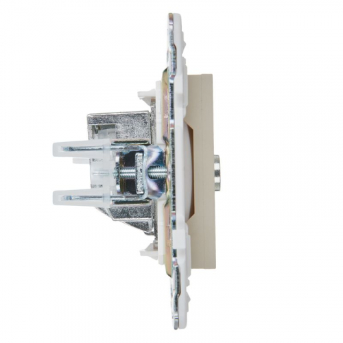 Розетка TV оконечная SKANDY SK-A12B беж. IEK SK-A10-O-K10 фото 4