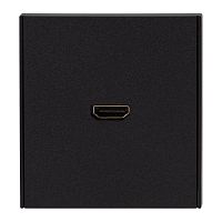 Розетка СП STRONG HDMI антрацит Kranz KR-78-0730-5