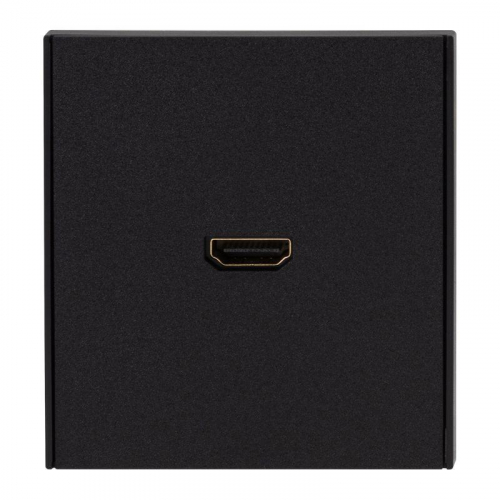 Розетка СП STRONG HDMI антрацит Kranz KR-78-0730-5