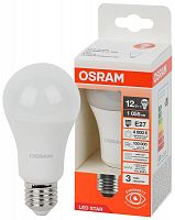 Лампа светодиодная LED Star 12Вт грушевидная 4000К E27 1055лм (замена 100Вт) OSRAM 4058075695320
