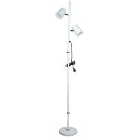 Торшер напольный светодиодный ULM-T600 2х6W/4500K/DIM WHITE 2х6Вт сенсорный выкл. диммер бел. ТМ Uniel UL-00010175