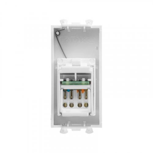 Розетка компьютерная 1мод. Avanti "Белое облако" RJ45 кат.6 модульная DKC 4400291 фото 3