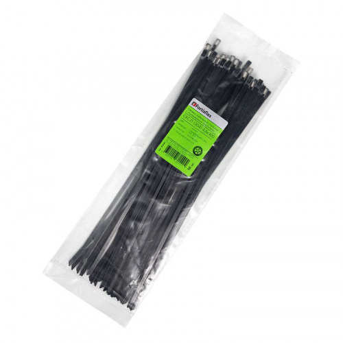 Хомут кабельный СКС-П (304) 4.6х300 черн. (уп.50шт) Fortisflex 103087 фото 2