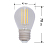 Лампа светодиодная филаментная 7.5Вт GL45 шар прозрачная 4000К нейтр. бел. E27 600лм диммир. Rexant 604-128
