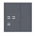 Щит этажный 3кв. RAL7024 (1000х950х160) PROxima EKF mb29-v-3-ral7024