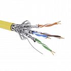 Кабель CAT 7А, S/FTP, нг(А)-HF, бухта 500м, желтый | RN7ASFA01YL | DKC