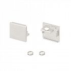 Заглушка SL-LINE-2522 WHITE глухая металл (комплект) Arlight 043120