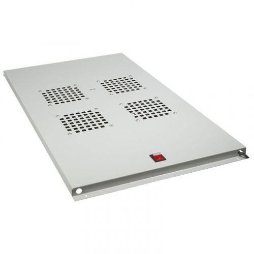 Модуль вентиляторный потолочный с 4-мя вентиляторами без термостата для шкафов Standart с глубиной 1000мм Rexant 04-2602